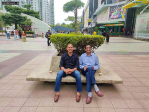 Udai Raj Singh Tanwar with Naresh Yadav at Orion Mall Bengaluru