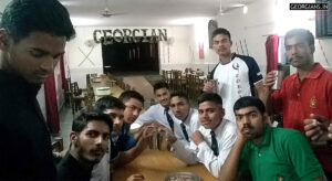 RMS Ajmer 2008-15 batch having final tea at school mess