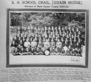 Ujjain House - King George School Chail Year 1961-62