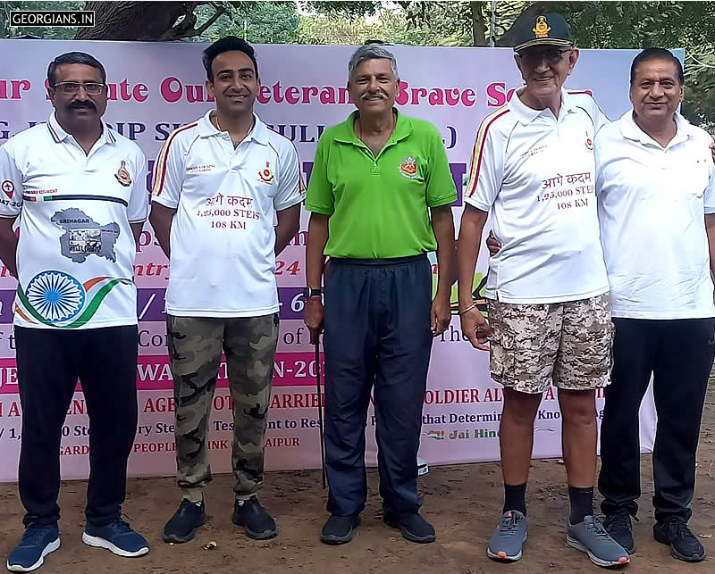 Brigadier Kuldip Gulia will walk 108 Km to commemorate Infantry Day celebrations