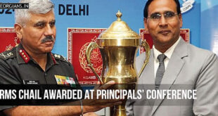 Chail military school awarded at New Delhi principals' conference