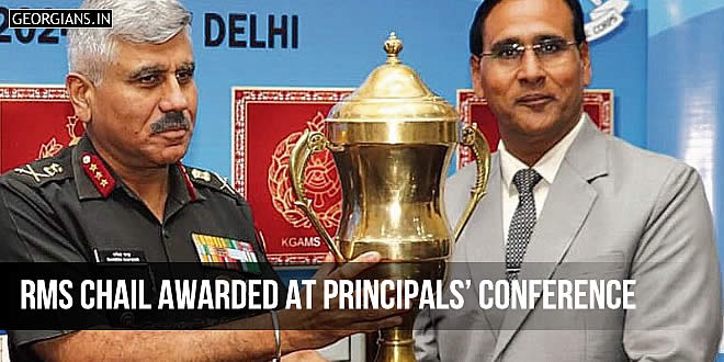 Chail military school awarded at New Delhi principals' conference