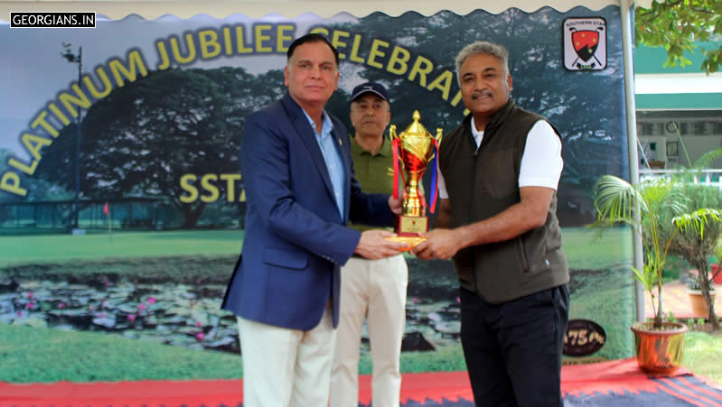 Ajmer Georgian Prakash Surve won 1st prize in Platinum Jubilee Celebration tournament in Pune