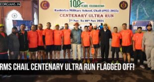 RMS Chail Centenary Ultra Run Flagged Off!