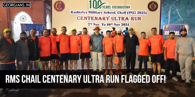 RMS Chail Centenary Ultra Run Flagged Off!